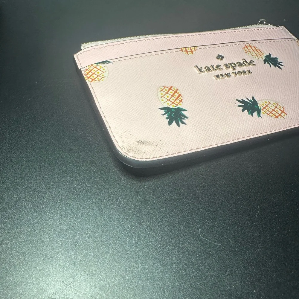 Kate Spade Pink Pineapple cardholder/wallet - Picture 8 of 8